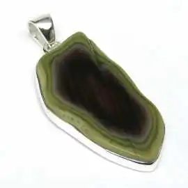 Stříbrný přívěšek s jaspisem