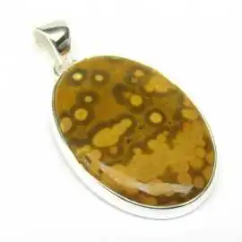 Stříbrný přívěšek s jaspisem