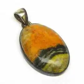 Stříbrný přívěšek s jaspisem
