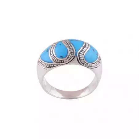 Stříbrný prsten s tyrkysem