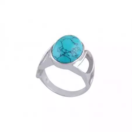 Stříbrný prsten s tyrkysem