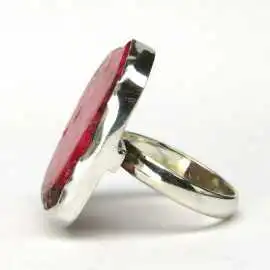 Stříbrný prsten s jaspisem