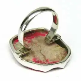 Stříbrný prsten s jaspisem