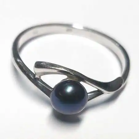 14 kt zlatý prsten s perlou