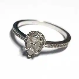 14 kt luxusní zlatý prsten s brilianty 0.50 kt Michael Hill certifikát