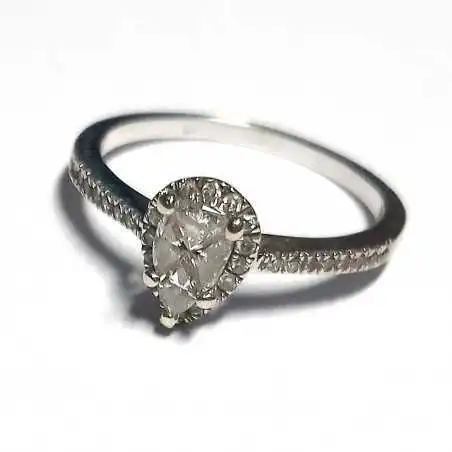 14 kt luxusní zlatý prsten s brilianty 0.50 kt Michael Hill certifikát