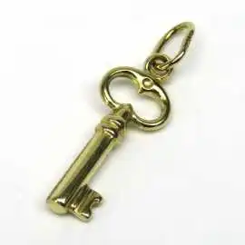 14 kt zlatý přívěsek klíč