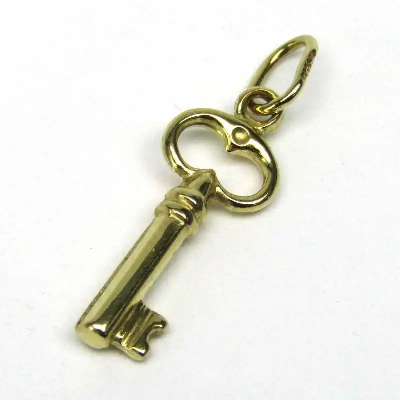 14 kt zlatý přívěsek klíč