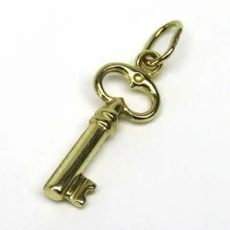 14 kt zlatý přívěsek klíč