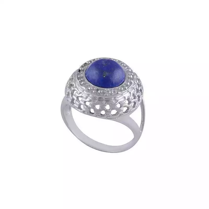 Stříbrný prsten s lapis lazuli