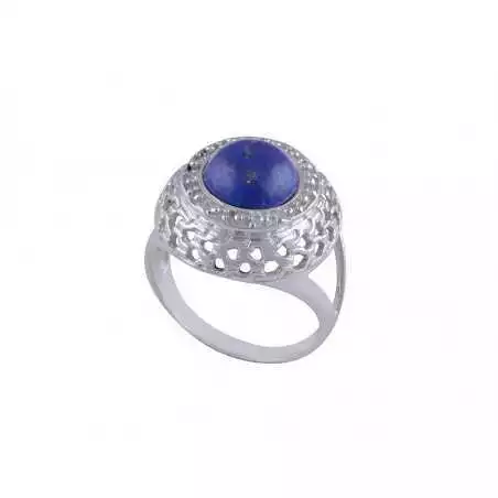 Stříbrný prsten s lapis lazuli