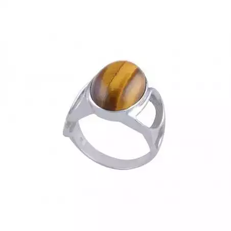 Stříbrný prsten s tygřím okem