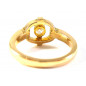 Starožitný 18 kt zlatý prsten s briliantem 0.2435 kt