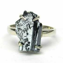 Stříbrný prsten se silikonem