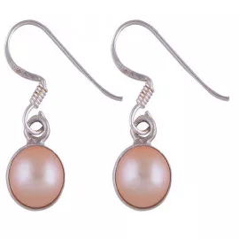 Stříbrné naušnice s perlou