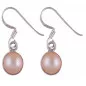 Stříbrné naušnice s perlou