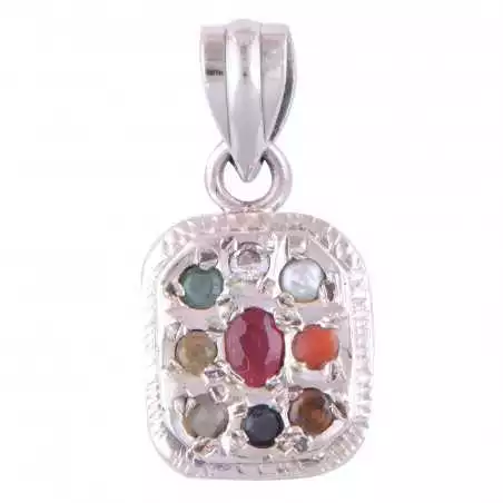 Tradiční indický přívěšek s drahokamy