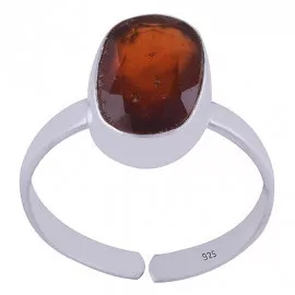 Stříbrný prsten s hezonitem