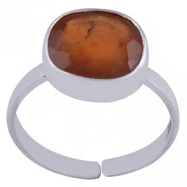 Stříbrný prsten s hesonitem