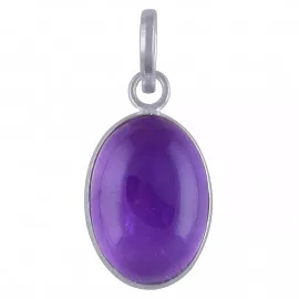 Stříbrný přívěšek s ametystem