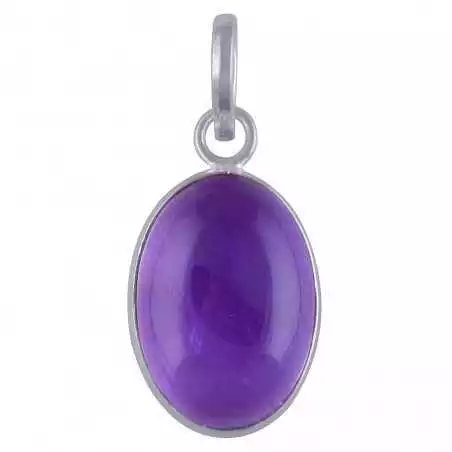 Stříbrný přívěšek s ametystem