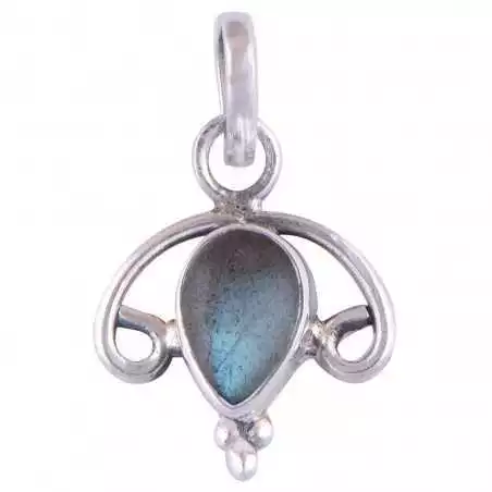 Stříbrný přívěsek s labradoritem