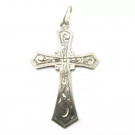 Stříbrný přívěsek kříž