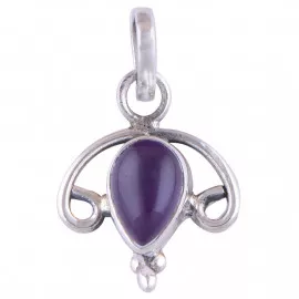 Stříbrný přívěsek s ametystem