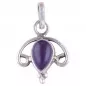 Stříbrný přívěsek s ametystem