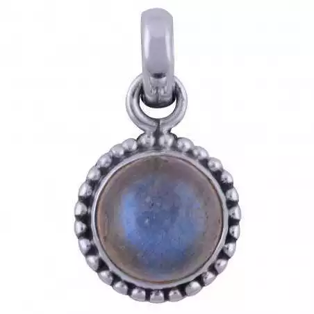 Stříbrný přívěsek s labradoritem