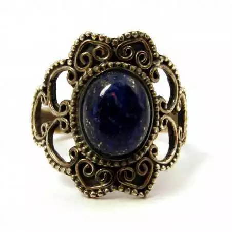 Stříbrný prsten s lapis lazuli