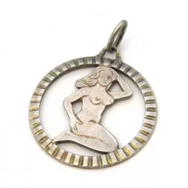 Stříbrný přívěsek znamení panna