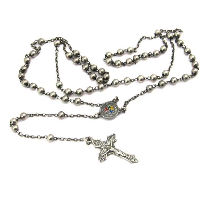 Stříbrný růženec