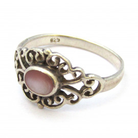 Stříbrný prsten s mořskou perletí
