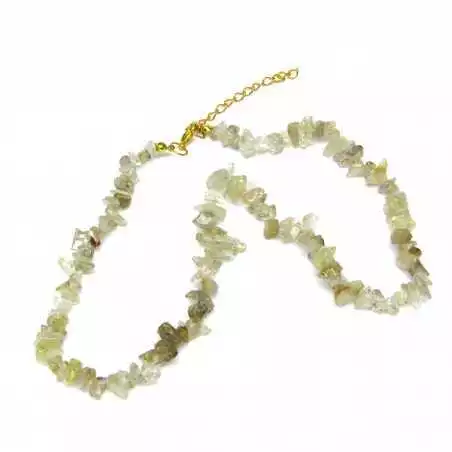 Náhrdelník se sagenitem v křiš'tálu