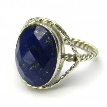 Stříbrný prsten s lapis lazuli