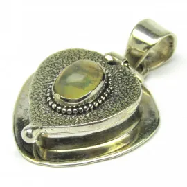 Stříbrný jedový přívěšek s citrínem