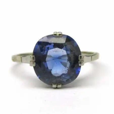 14 kt zlatý prsten se spinelem 4 kt