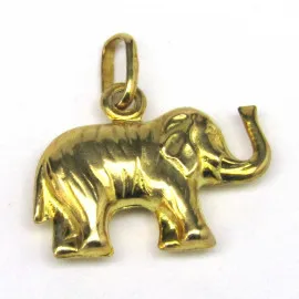 14 kt zlatý přívěsek slon