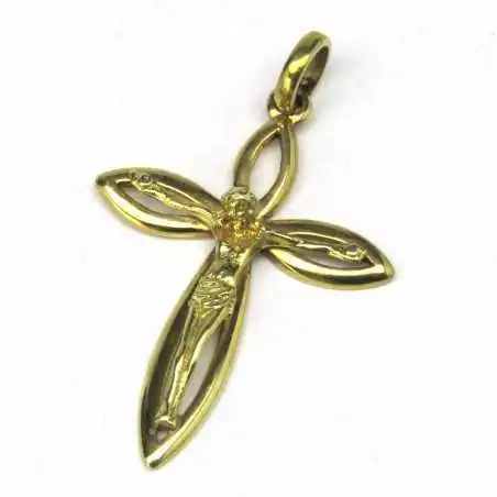 14 kt zlatý přívěsek kříž