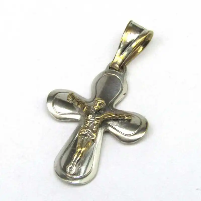 14 kt zlatý přívěsek kříž