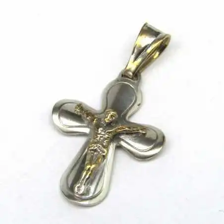 14 kt zlatý přívěsek kříž