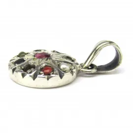 Tradiční indický přívěšek s drahokamy
