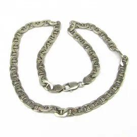 Stříbrný masivní řetěz