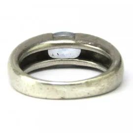 Stříbrný prsten s topazy