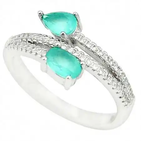 Stříbrný prsten s chalcedonem