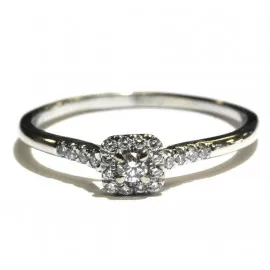 14 kt zlatý prsten s brilianty Gabriel & CO