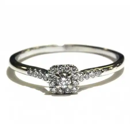 14 kt zlatý prsten s brilianty Gabriel & CO