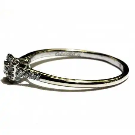 14 kt zlatý prsten s brilianty Gabriel & CO