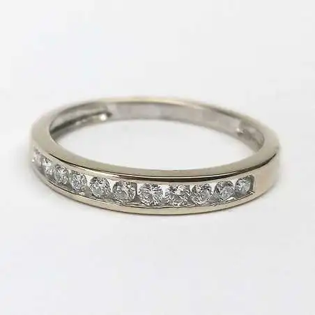 14 kt zlatý prsten s brilianty 0.25 kt